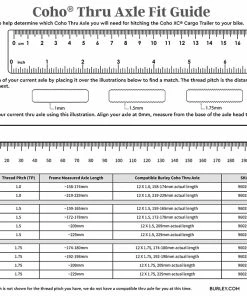 Burley Axe Enfichable COHO 9 Burley Axe Enfichable COHO -Pas Cher Sacs Magasin 2022 coho thru axle fit guidea4