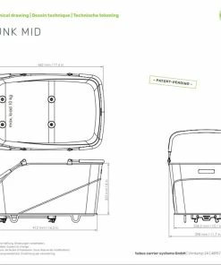 Racktime Baskit Medium Panier à Provisions 5 Racktime Baskit Medium Panier à Provisions -Pas Cher Sacs Magasin 4048174002495BurleyBaskitTrunkMid Korb 3