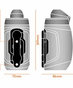 Fidlock TWIST Bottle 450 + Bike Base -Pas Cher Sacs Magasin Fidlock TWISTBottle450 BikeBaseSmoke 2