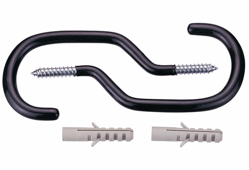 Lifu / IceToolz Crochet De Plafond Pour Vélo Avec Chevilles (2 Pièces) 1 Lifu / IceToolz Crochet De Plafond Pour Vélo Avec Chevilles (2 Pièces)