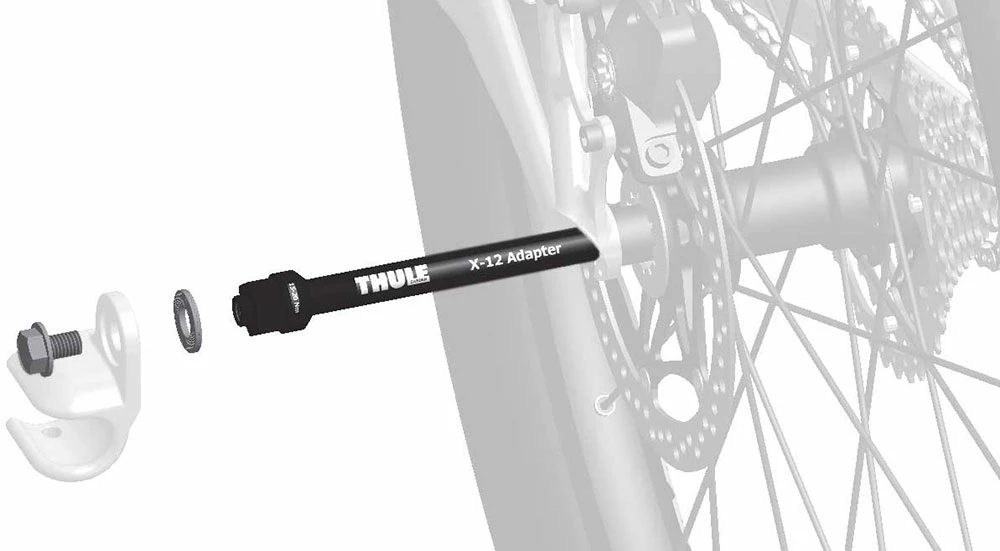 Thule Thru Axle Maxle Adaptateur D'axe M12 X 1.75 2 Thule Thru Axle Maxle Adaptateur D'axe M12 X 1.75 – Image 2