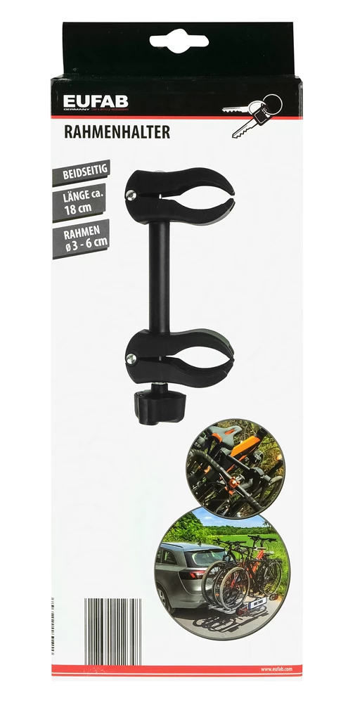 EUFAB Support De Cadre Verrouillable 18cm Pour Porte-vélos 2 EUFAB Support De Cadre Verrouillable 18cm Pour Porte-vélos – Image 2